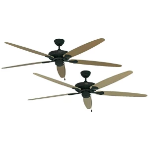 Stropni ventilator CasaFan CLASSIC ROYAL 180 BA (promjer) 180 cm boja krila: javor, bukva, boja kućišta: antičko smeđa, bronza slika