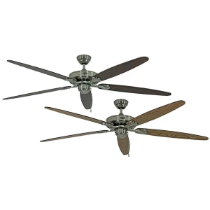 Stropni ventilator CasaFan CLASSIC ROYAL 180 BN (promjer) 180 cm boja krila: stari hrast, orah, boja kućišta: krom (češljani) slika