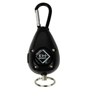 Džepni alarm s 4 LED, za outdoor aktivnosti KH-security 100188, crna slika