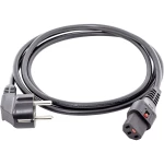Priključni kabel za hladne uređaje 1008271 HAWA [šuko utikač - utičnica za hladne uređaje C13] crna 2.00 m