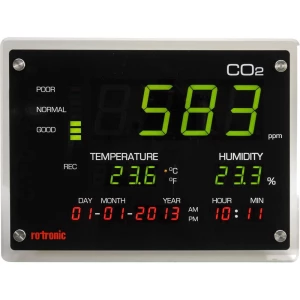 Ekran za CO2 rotronic za uređaj za mjerenje plina, mjeri CO2, relativnu vlagu i temperaturu slika