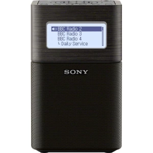 DAB+ stolni radio XDR-V1BTDB Sony AUX, Bluetooth®, DAB+, NFC, UKV može se ponovo napuniti crna slika