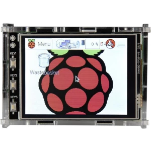 Raspberry Pi® kućište akrilno staklo bistro 3.2TC Raspberry Pi® B+, Raspberry Pi® 2 B, Raspberry Pi® 3 B slika