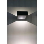 LED vanjska zidna svjetiljka 6.5 W topla bijela Heitronic Juna 35201 grafitne boje