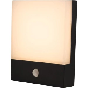 LED vanjska zidna svjetiljka sa senzorom pokreta 8 W topla bijela Heitronic Entrada 35378 grafitne boje slika