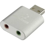 Renkforce USB adapter za slušalice i vanjska mini zvučna kartica, aluminij