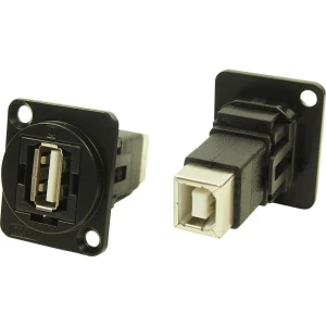 XLR adapter USB A utičnica 2.0 na USB B utičnicu 2.0 adapter, ugradbeni CP30209NMB Cliff sadržaj: 1 kom. slika