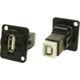 XLR adapter USB A utičnica 2.0 na USB B utičnicu 2.0 adapter, ugradbeni CP30209NMB Cliff sadržaj: 1 kom.