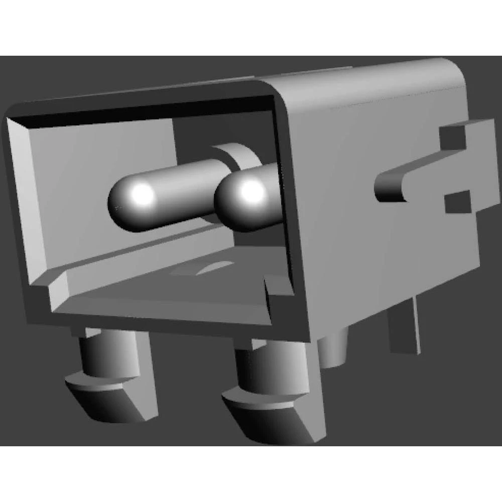 Kućište utikača za tiskane pločice, ukupan broj polova: 2 TE Connectivity 794120-1 mjere rastera: 5.08 mm 1 kom. slika