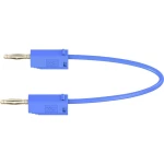 Mjerni kabel [ lamelni utič 2 mm - lamelni utič 2 mm] 0.075 m plave boje MultiContact LK205