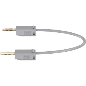 Mjerni kabel [ lamelni utič 2 mm - lamelni utič 2 mm] 0.075 m sive boje MultiContact LK205 slika