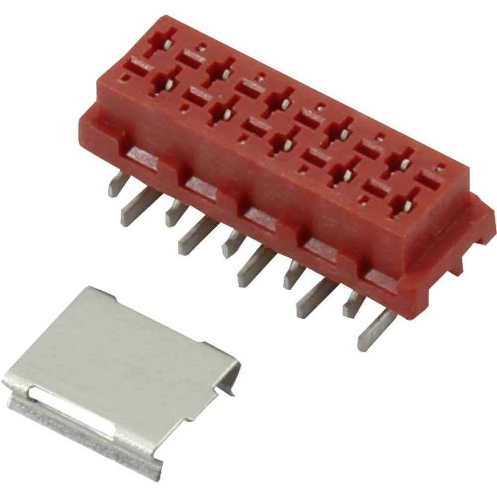 Kućište utikača za tiskane pločice, ukupan broj polova: 8 Connfly mjere rastera: 1.27 mm 1 kom. slika