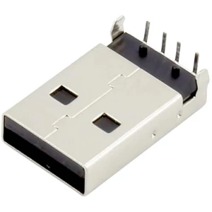 USB A utikač utičnica, horizontalna ugradnja, Connfly sadržaj: 1 kom. slika
