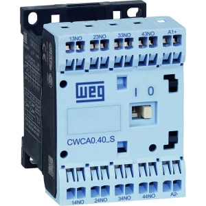 Kompaktni pomoćni kontaktor CWCA, bezvijčana tehnologija spajanja WEG CWCA0-22-00D24S 230 V/AC slika