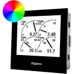 TDE Instruments DPM72-MP Digalox DPM72-MPN grafički DIN-mjerač za 500 V/60 mV DC s više zaslona i RGB pozadinskim osvjetljenjem,