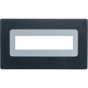 Prednji okvir, crni, pogodan za LCD zaslon 16 x 2 (Š x V x D) 91 x 53 x 20 mm plastika H-Tronic FR 216 slika