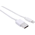 iPad/iPhone/iPod podatkovni/punjački kabel [1x USB 2.0 utikač A - 1x Apple Dock-utikač Lightning] 1.80 m bijele boje Manhattan slika