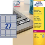 Avery-Zweckform etikete za označavanje L6011-100 ( 63.5 mm x 29.6 mm ) srebrne boje, 1 kom. trajne, ljepljive