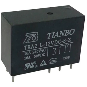 Relej za tiskanu pločicu 12 V/DC 20 A 1 preklopni Tianbo Electronics TRA2 L-12VDC-S-Z 1 kom. slika