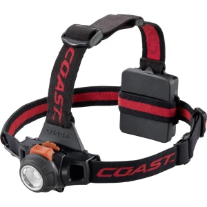 LED naglavna svjetiljka Coast HL27 baterijsko napajanje 330 lm 170 g crvena, crna slika