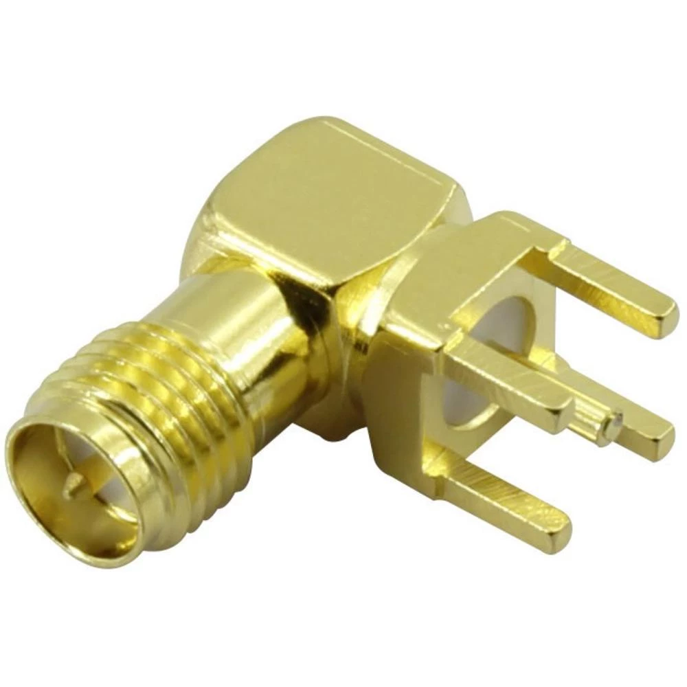 SMA povratni utični konektor, utičnica, ugradbena, horizontalna, 50 Conrad SMA-50KWE 1 kom. slika