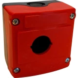 Prazno kućište 1 mjesto ugradnje (D x Š x V) 74 x 74 x 48 mm crvene, crne boje BACO LBX0100RN 1 kom.