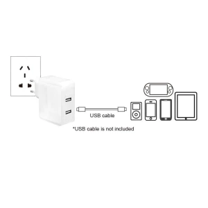 USB punjač za strujnu utičnicu PA0094 LogiLink izlazna struja (maks.) 3400 mA 2 x USB slika
