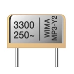 Radijski kondenzator za uklanjanje smetnji MP3R-Y2 radijalno ožičen 1000 pF 250 V/AC 20 % Wima MPRY0W1100FC00MB00 1200 kom.