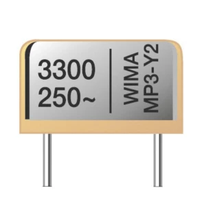 Radijski kondenzator za uklanjanje smetnji MP3R-Y2 radijalno ožičen 0.01 µF 250 V/AC 20 % Wima MPRY0W2100FF00MSSD 500 kom. slika