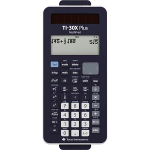 Školski kalkulator Texas Instruments TI-30X Plus MathPrint Crna Zaslon (broj mjesta): 16 baterijski pogon, solarno napajanje slika