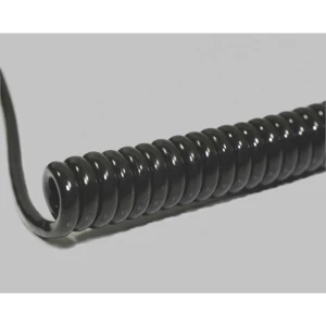 Spiralni kabel PUR elektronički kabel oklopljen, Li12YD11Y, 2x0,25 mm², crni, duljina bloka 400 mm produžljivo do 1600 mm BKL Electronic 1506318 spiralni kabel Li12YD11Y 400 mm / 1600 mm 2 x 0.25 m... slika