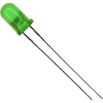 Ožičana LED dioda, zelena, okrugla 5 mm 20 mcd 60 ° 12 mA 12 V LUMEX SSL-LX5093GD-12V