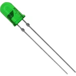 Ožičana LED dioda, zelena, okrugla 5 mm 50 mcd 28 ° 30 mA 2 V Vishay TLHG5205