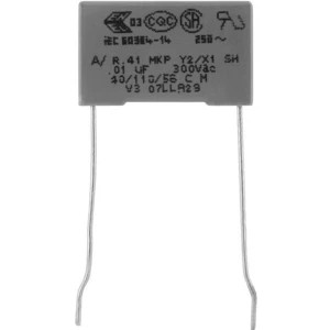 MKP-Radijski kondenzator za uklanjanje smetnji, radijalno ožičen 4.7 nF 300 V 20 % 10 mm (D x Š x V) 13 x 5 x 11 Kemet R413F1470 slika