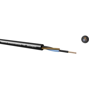Senzorski kabel Sensocord® 3 x 0.05 mm crne boje Kabeltronik 2430305T9 metarski slika