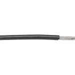 Finožični vodič 1 x 0.32 mm crne boje AlphaWire 3051 BK001 metarski