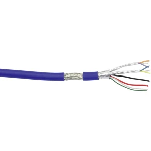 USB-Kabel 8 x 0.08 mm plave boje U3Z500 metarski slika