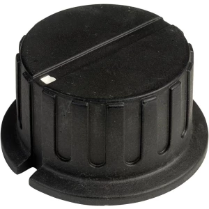 Vrtljivi gumb s pokazivačem, crne boje (promjer x V) 34.8 mm x 18 mm SCI PN-38A(6.4mm) 1 kom. slika