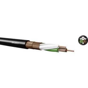 Mikrofonski kabel 3 x 0.22 mm crne boje Kabeltronik 58D302209 100 m slika