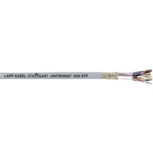 Podatkovni kabel UNITRONIC® 300 1 x 2 x 0.32 mm Dunkel-sive boje LappKabel 302201STP 305 m slika