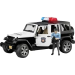Model automobila Jeep Wrangler Unlimited Rubicon Bruder, policijsko vozilo s policajcem i opremom