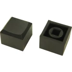 Pritisni gumb, crne boje (D x Š x V) 12.2 x 12.2 x 10 mm Cliff CP3433 1 kom.