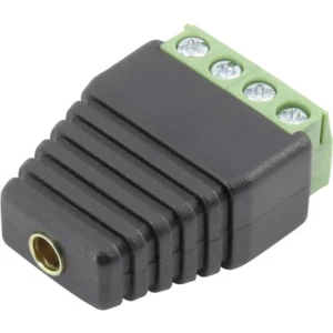 Laboratorijska utičnica za spajanje, ravna, promjer zatika: 4 mm crna Conrad Components 93013c1126 1 kom. slika