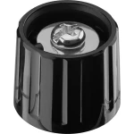 Vrtljivi gumb, crne boje (promjer x V) 21 mm x 17.5 mm Ritel 20 21 60 3 1 kom.