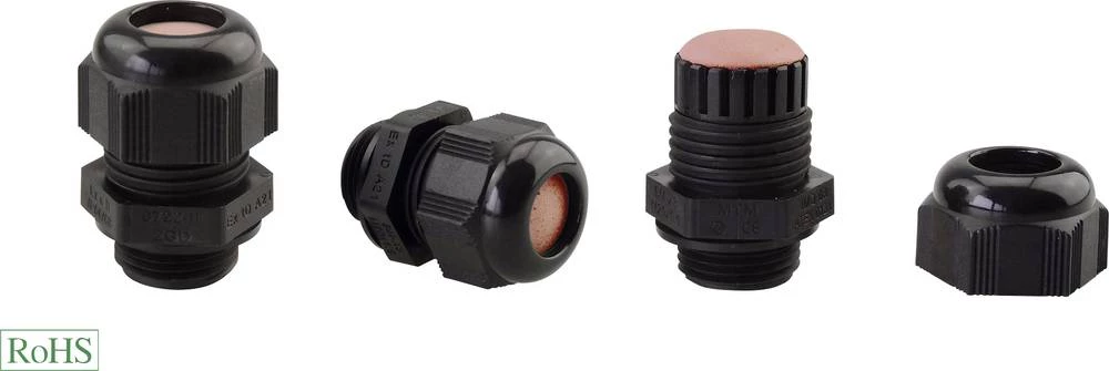 Kabelska uvodnica ATEX M25, poliamid crne boje Helukabel HT-PA-EX 906693 1 kom slika