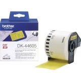 Brother traka s etiketama tip DK-44605, DK44605, neljepljivi beskrajni papir za etikete wiederablösbar (62 mm x 30,48 m), žuta,