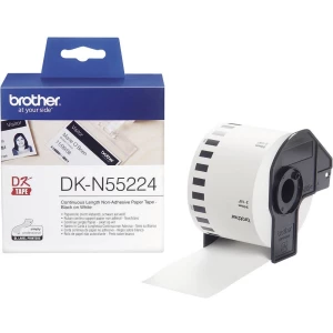 Brother traka s etiketama tip DK-N55224, DKN55224, neljepljivi beskrajni papir za etikete (54 mm x 30,48 m), bijela, za QL pisač slika