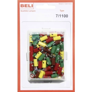 Minijaturni banana utikač, promjer zatika: 2.6 mm BELI-BECO 7/1100 1 set slika