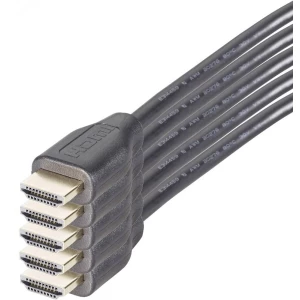 HDMI kabel za povezivanje [1x HDMI utikač - 1 x HDMI utikač] 1.50 m crne boje SpeaKa Professional 5 kom. slika