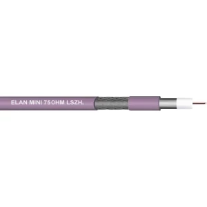 Koaksjialni kabel vanjski promjer: 2.8 mm 75 ljubičaste boje ELAN 81591 metarski slika